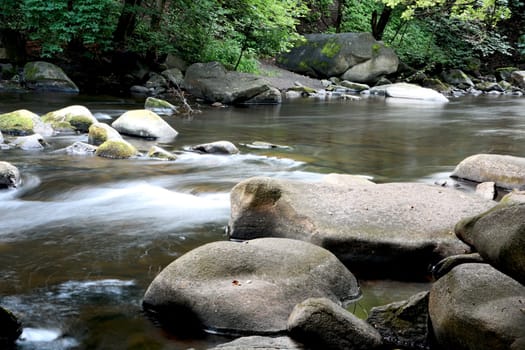 the river Bode in the Harz National Park