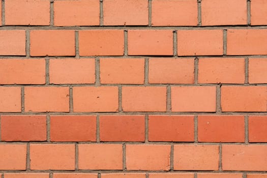 House wall made of bricks