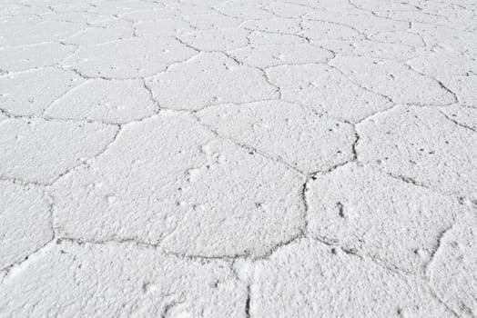 Details of the Uyuni Salt Flats in Bolivia