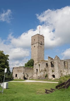 Castle ruins Königstein in the Taunus