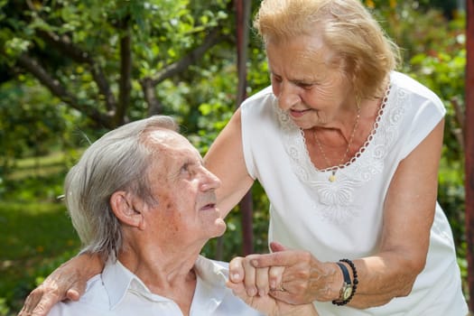 Elderly couple enjoying life together during retirement