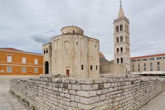 Forum and Church Sveti Donat in Zadar
