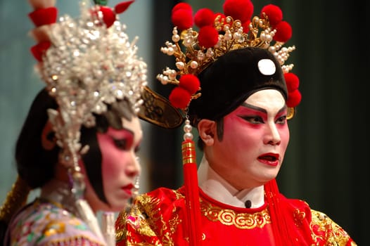 The performance of Guang Dong (Chinese) opera