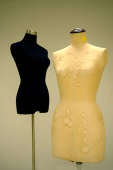 The detail of tailor or dressmaker dummy