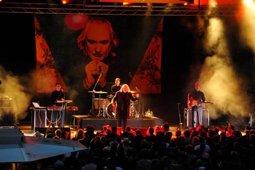 Joachim Witt at the Ferryman's Festival 2014 Hannover Linden.
