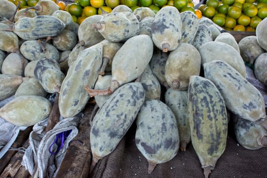 Baobab fruit for sale at the market in Zambia