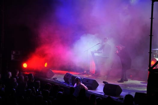 Joachim Witt at the Ferryman's Festival 2014 Hannover Linden.