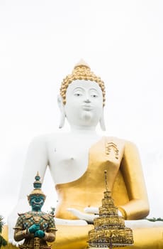 Buddha image at chiang mai temple, stock photo