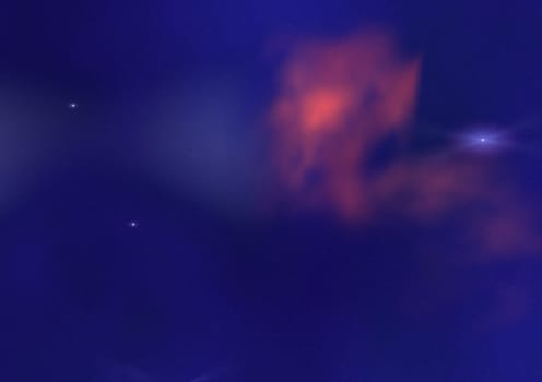 Star field in space, a nebulae and a gas congestion. "Elements of this image furnished by NASA""."