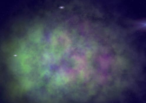 Star field in space a nebulae and a gas congestion. "Elements of this image furnished by NASA""."