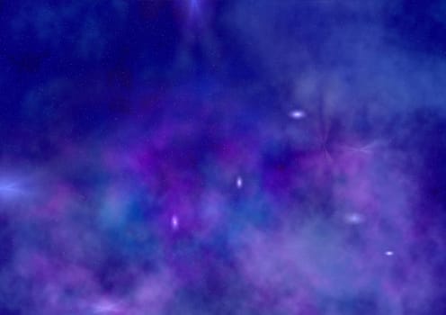 Star field in space a nebulae and a gas congestion. "Elements of this image furnished by NASA""."