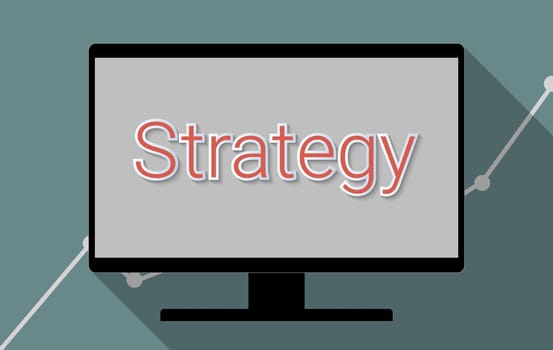 Concept for successful ideas, business planning and strategic thinking. Flat design illustration.