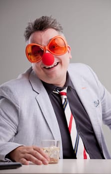 drunk executive businessman ask you to rrust him even if is clear he is absolutely unreliable