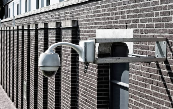 cctv camera outside of a building