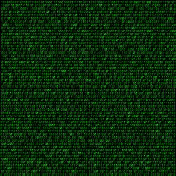 The green code made programming dark texture background