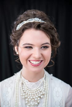 Portrait of Neo-Victorian female model