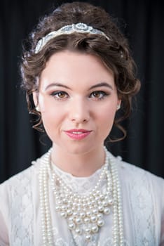 Portrait of Neo-Victorian female model