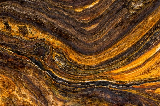 Macro absorption of a rusted metal surface