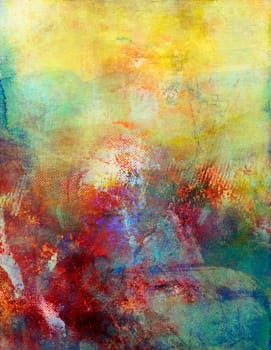 watercolor gouache texture,analog and digital mixed media