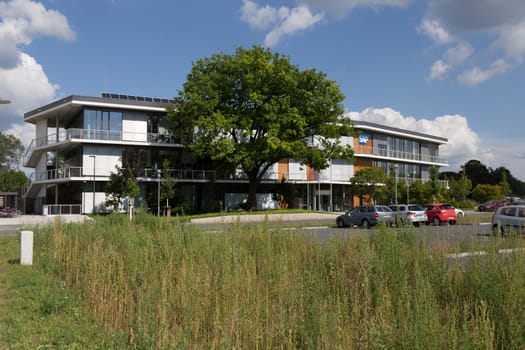 New construction of the SAP building in Nedlitz,Potsdam