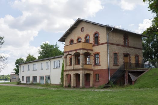 Building of yacht charter and yacht construction on the Jungfernsee