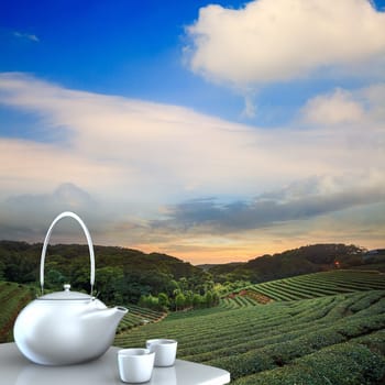 Teapot with nice background for adv or others purpose use