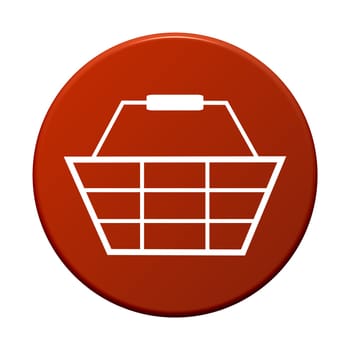 Button round: Shopping cart