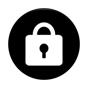 Button round: Lock