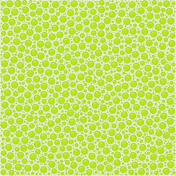 Bubbles, green abstract background
