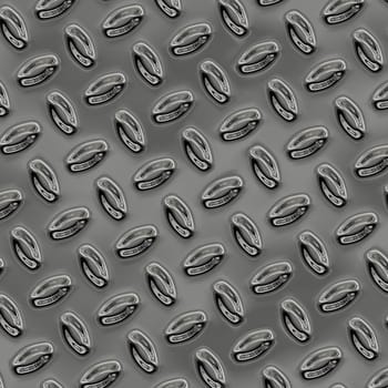 a large sheet of nice shiny chrome tread plate