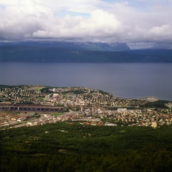 View of Narvik in Norway
