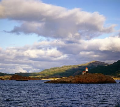 Harbor on Lofoten in Norway