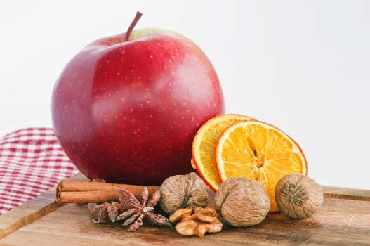 This is a close-up of vegetables and fruits