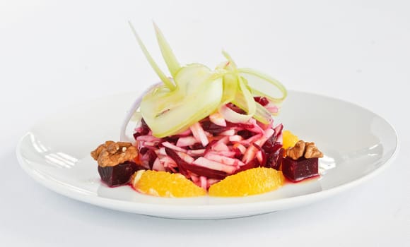This is a close-up of vegetables and fruits