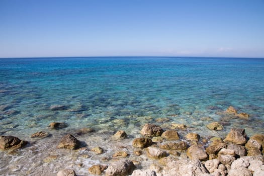 Mediterrean sea in Greece