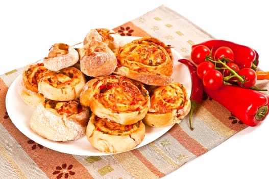 rustic,savoury yeast pastry