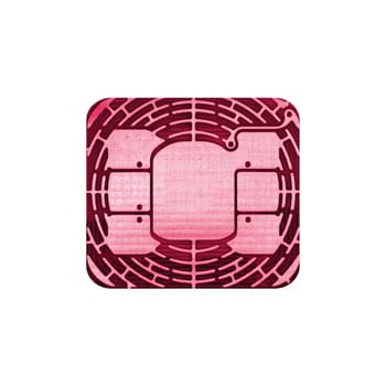 A close up shot of a sim card