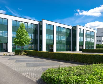 exterior of a modern office building