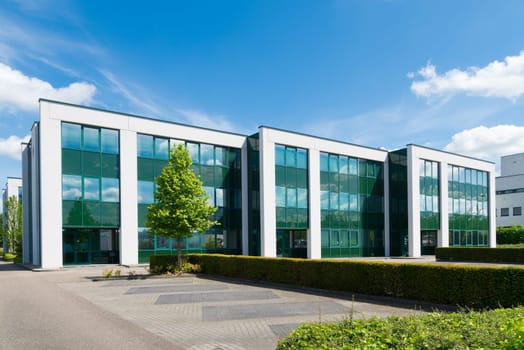 exterior of a modern office building