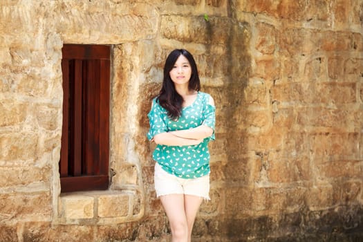 Beauty Romantic Girl Outdoors for adv or others purpose use