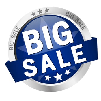 vector of colored button - big sale
