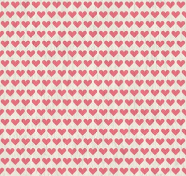vector of seamless grunge background hearts with scratches
