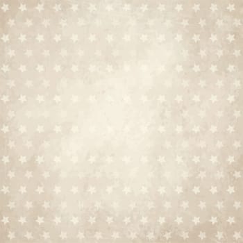 vector of old vintage paper background with stars