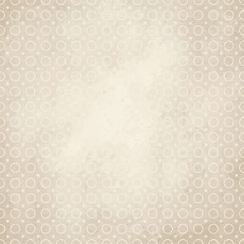 vector of old vintage paper background with circles