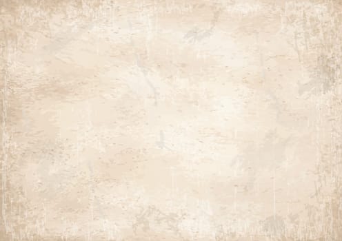 vector of old vintage yellowed paper background