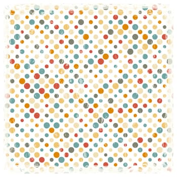 vector of colored vintage background with white frame