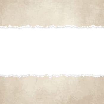 vector of ripped openold vintage paper