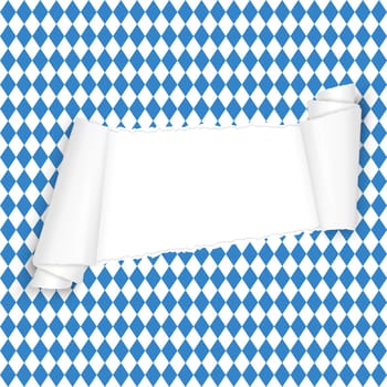 vector of ripped open paper German Oktoberfest