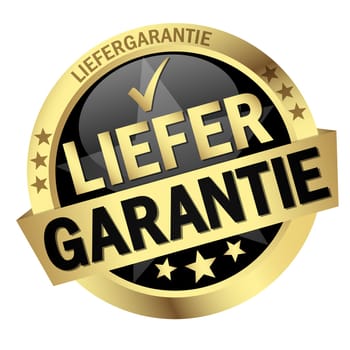 Button " LIEFERGARANTIE """