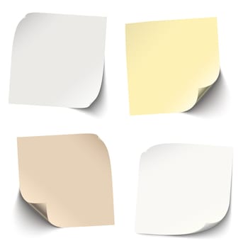 Collection - colored note / note blank